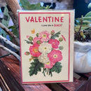 Valentine Flowers Greeting Card