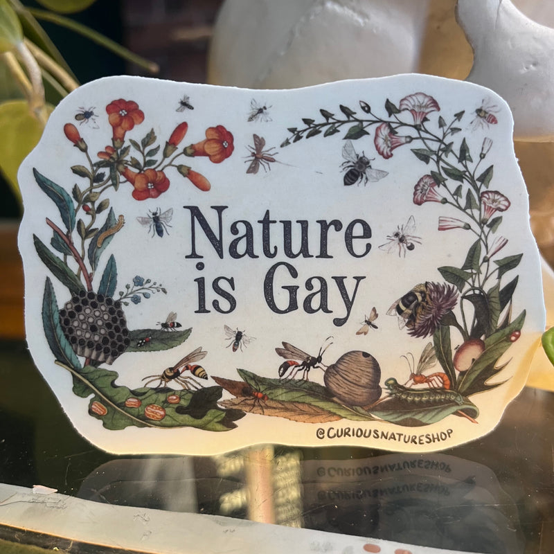 Nature is Gay Sticker