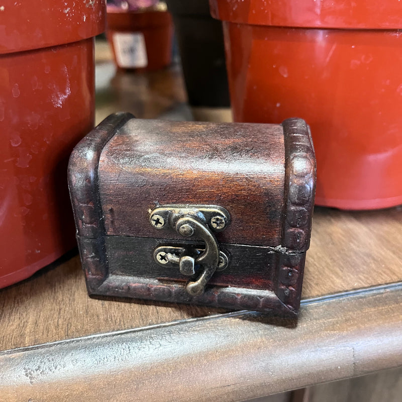 Small Antique Wooden Storage Box