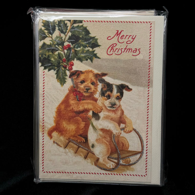 Christmas Dogs Greeting Card