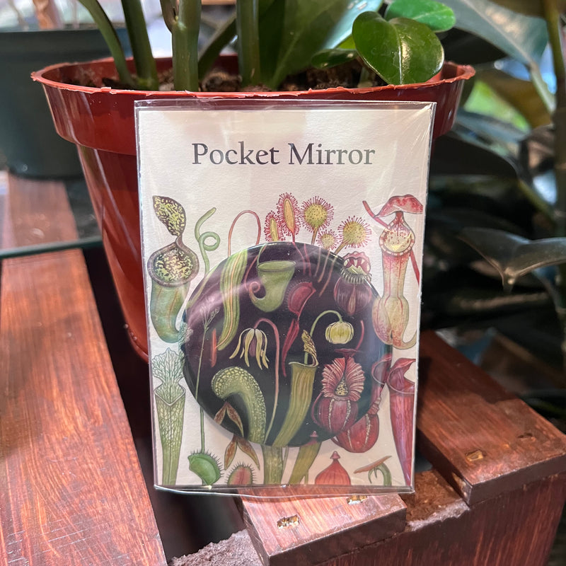 Carnivorous Plants Pocket Mirror