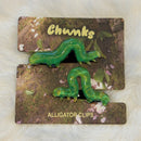 Inchworm Alligator Hairclips
