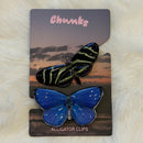 Butterfly Alligator Hairclips