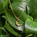 Gold Moon Necklace