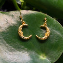 Gold Moon Earrings