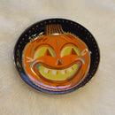 Halloween Pumpkin Round Ceramic Dish