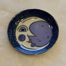 Crescent Moon Round Ceramic Dish
