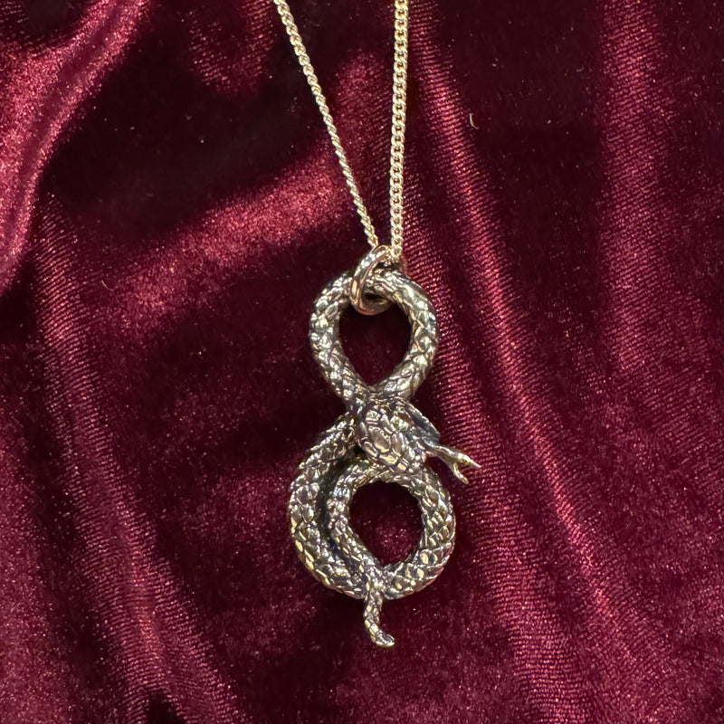 Coiled Snake Necklace