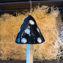 10" Ceramic Mushroom Garden Stake