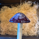 10" Ceramic Mushroom Garden Stake