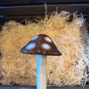 10" Ceramic Mushroom Garden Stake
