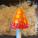 10" Ceramic Mushroom Garden Stake