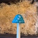 8" Ceramic Mushroom Garden Stake