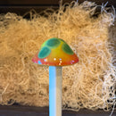 8" Ceramic Mushroom Garden Stake