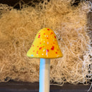 8" Ceramic Mushroom Garden Stake