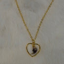 Otter Claw Heart Necklace