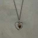 Otter Claw Heart Necklace