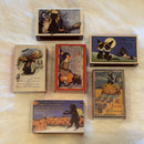 Mini Halloween Cat Matchboxes