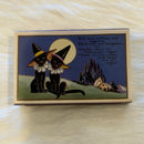 Mini Halloween Cat Matchboxes
