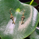 Antique Key Earrings