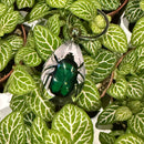 Green Chafer Beetle Keychain