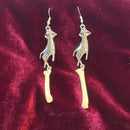 Otter Paw Bone Hand Earrings