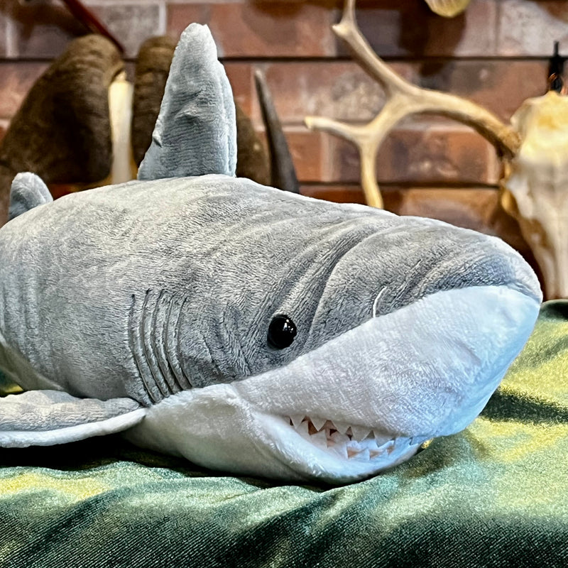 Lifelike Great White Shark Plush Toy