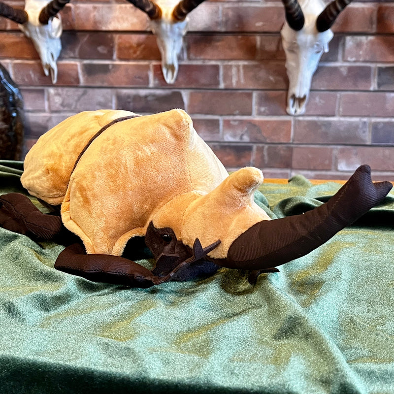 Lifelike Elephant Beetle Plush Toy