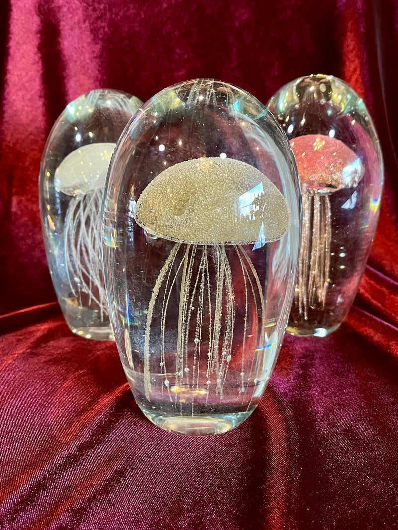 6.5" Glass Jellyfish