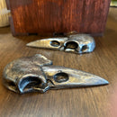 Raven Skull Hand Mirror