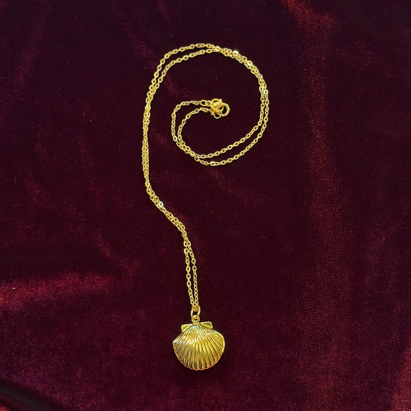 Shell Locket Necklace
