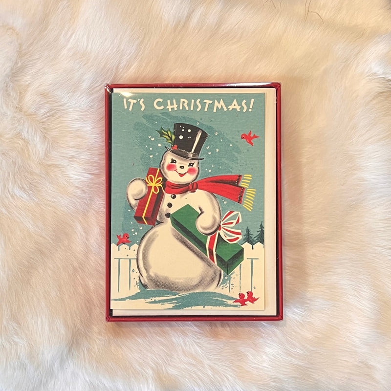 Snowman Christmas Boxed Notes