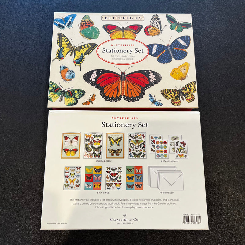 Butterflies Stationery Set