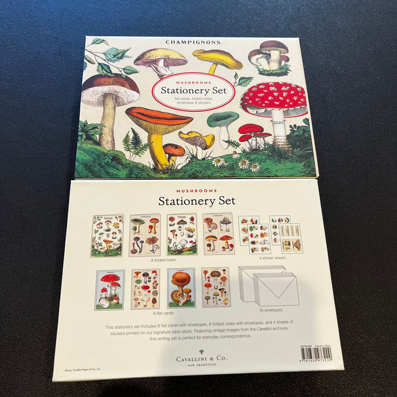 Mushrooms Stationery Set