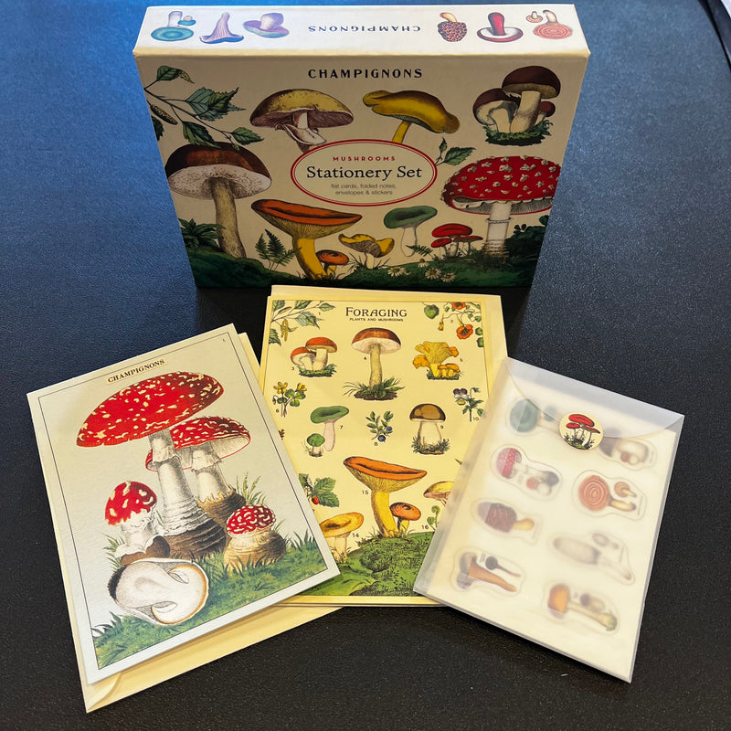 Mushrooms Stationery Set