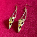 Raven Skull Earrings