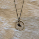 Raccoon Claw Hoop Necklace
