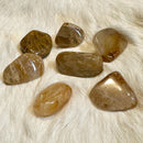 Tumbled Yellow Hematoid Quartz