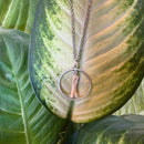 Otter Toe Bone Hoop Necklace