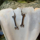 Silver Bone Earrings
