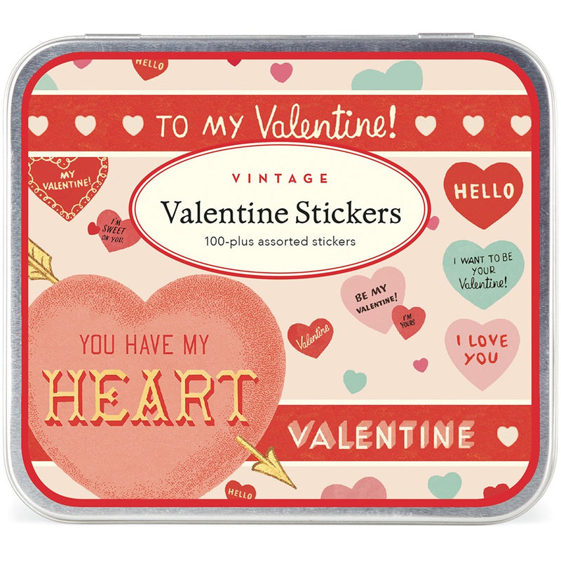 Vintage Valentine Stickers