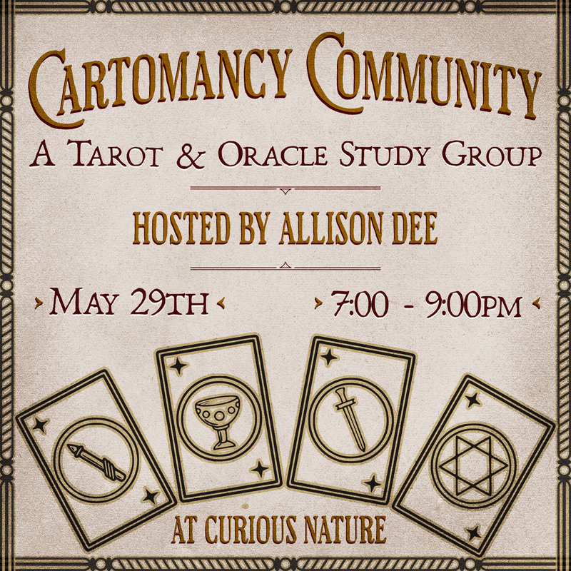 05/29/24 Cartomancy Community: A Tarot & Oracle Study Group