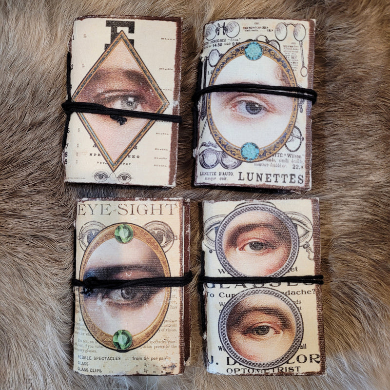 Vintage Eye Art Mini Journal