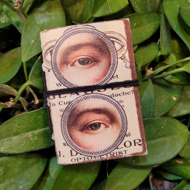 Vintage Eye Art Mini Journal