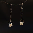 Snake Vertebrae Chain Earrings