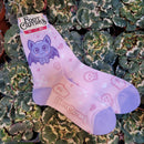 Widdle Bat Guy Crew Socks