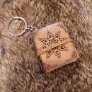Leather Notebook Keychain