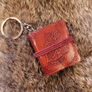 Leather Notebook Keychain