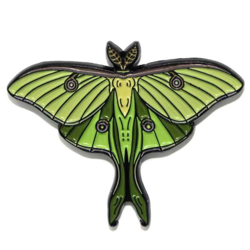 Luna Moth Enamel Pin