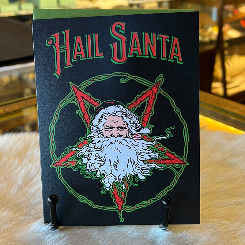 Hail Santa Greeting Card